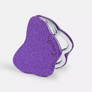 Coach Purple Glitter Compact Mirror